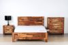 Picture of PHILIPPE Single/King Single/Double/Queen Size Acacia Wood Bed Frame (Rustic Java Colour)
