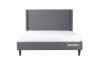 Picture of POOLE Bed Frame in Queen Size (Dark grey)