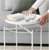 Picture of SASAKI Simple Side Table with Removable Tray (White)
