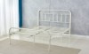 Picture of FLEMINGTON Steel Frame Bed Frame in Queen Size (White)