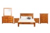 Picture of RIVERWOOD 4PC/5PC/6PC Bedroom Combo in Queen/King/Super King Size (Rustic Pine)