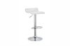 Picture of COSMO Adjustable Swivel Gas Lift Bar Stool (Black/White)