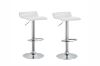 Picture of COSMO Adjustable Swivel Gas Lift Bar Stool (Black/White)
