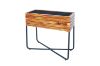 Picture of BISTRO Outdoor Rectangular Wooden Pot/Planter with Steel Legs (62x22x60)
