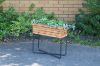 Picture of BISTRO Outdoor Rectangular Wooden Pot/Planter with Steel Legs (62x22x60)