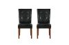 Picture of SOMMERFORD Tufted PU Leather Dining Chair (Black) - Each