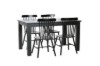 Picture of VICTOR 160 7PC Dining Set (Black)