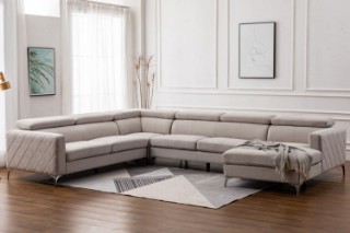 Picture of HOUSTON Memory Foam Sectional Sofa - Chaise Facing Right