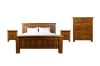 Picture of FLINDERS 4PC/5PC/6PC Solid Pine Wood Bedroom Combo in Queen/Super King Size