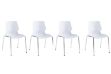 Picture of EVOLVE Stackable Dining/Visitor Chair (White) - 4 Chairs in 1 Carton