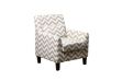 Picture of BOBBY Accent 1 Seater Sofa/Armchair/Sofa Chair With Pillow (Grey & White)