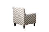 Picture of BOBBY Accent 1 Seater Sofa/Armchair/Sofa Chair With Pillow (Grey & White)