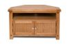 Picture of WESTMINSTER Solid Oak 2-Doors Corner TV Unit