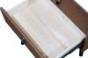 Picture of CUBA 2-Drawer Sintered Stone Top Bedside Table (Brown)