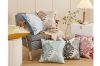 Picture of PALM LEAVES 3D Jacquard Pillow Cushion with Inner (45x45) - Dark Grey