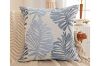 Picture of PALM LEAVES 3D Jacquard Pillow Cushion with Inner (45x45) - Dark Grey