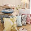 Picture of PALM LEAVES 3D Jacquard Pillow Cushion with Inner (45x45) - Dark Grey