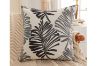 Picture of PALM LEAVES 3D Jacquard Pillow Cushion with Inner (45x45) - Green