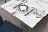 Picture of REGUS 1.6M Ceramic Top Acrylic Steel Leg Dining Table