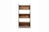 Picture of ELMORE 90x190cm Reclaimed Pine Wood Narrow Iron Shelf
