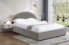 Picture of HOFFMAN Fabric Super King Size Bed Frame with Gas Lift Storage (Grey)