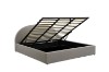 Picture of HOFFMAN Fabric Super King Size Bed Frame with Gas Lift Storage (Grey)