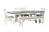 Picture of LINDOS 1.7M-2.4M Extension Dining Table (White)