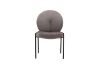 Picture of OLA Velvet Lounge Chair with Black Legs (Brown)