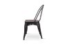 Picture of TOLIX Replica Dining Chair With Solid Pine Wood - Matte Black