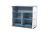 Picture of LEGARE Tool Free Dresser with Mirror by Legaré  (Blue) 