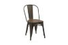 Picture of TOLIX Replica Dining Chair With Solid Pine Wood - Matt Gun