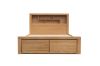 Picture of HEYFIELD Solid Oak Bedframe with Storage - Queen