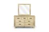 Picture of AKAROA 7-Drawer Solid Acacia Wood Dresser with Mirror