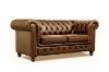 Picture of WILLIFORD 100% Genuine Leather Chesterfield Sofa Range (Tobacco) - 2 Seater
