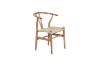 Picture of WISHBONE Solid Wood Y Replica Chair (Natural Frame-Beige Seat)- 53x50x79