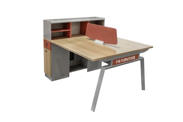 Picture of FOCUS 150 Office System 2-Seater Desk with Cabinets