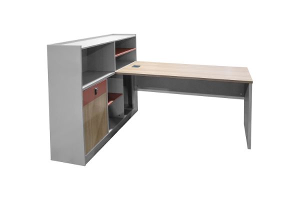 Picture of FOCUS 150 Office System 1-Seater L Shape Desk with Cabinet