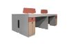 Picture of FOCUS 240 Office System 4-Seater Desk with Cabinets
