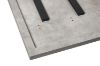 Picture of SYNERGYPLUS Dining Table with A-Frame Metal Legs (Cement Grey) - 180x90