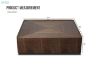 Picture of SKARA Genuine Walnut Veneer Square Coffee Table