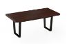 Picture of SYNERGYPLUS Dining Table with Trapezoid Metal Legs (Walnut) - 180x90