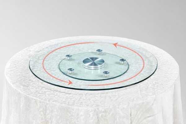 Picture of Ford D80 Round Tempered Glass Lazy Susan Turntable