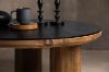 Picture of ASMA D90 Reclaimed Wood Round Coffee Table 