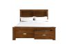 Picture of KASLYN Bed Frame with Drawers & Shelves - King  Size