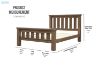 Picture of WESTMINSTER Solid Oak Bed Frame in Queen/King/Super King Size (Walnut)