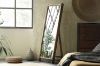 Picture of DANKO Full Length Stand Mirror with Solid Reclaimed Wood Frame (62x165cm)