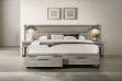 Picture of WESTDEN Storage Bed Frame with LED Lighting Bedside Table Combo Set in Queen /Super King Size