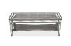 Picture of PALLIE Tempered Glass Top Full Mirror Coffee Table (122×61x47cm)
