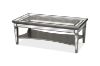 Picture of PALLIE Tempered Glass Top Full Mirror Coffee Table (122×61x47cm)