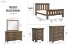 Picture of WESTMINSTER 4PC/5PC/6PC Solid Oak Bedroom Combo in Queen/King/Super King Size (Walnut)